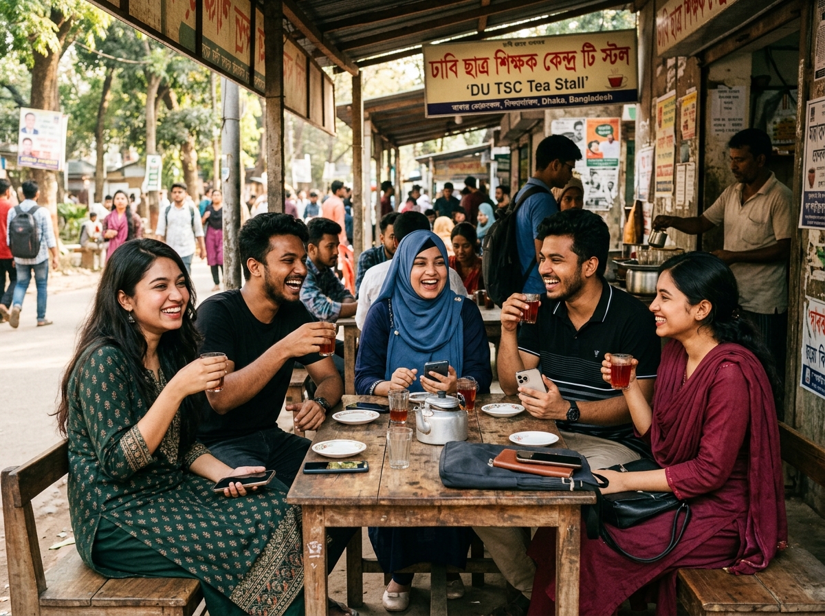 Campus and tea stall adda