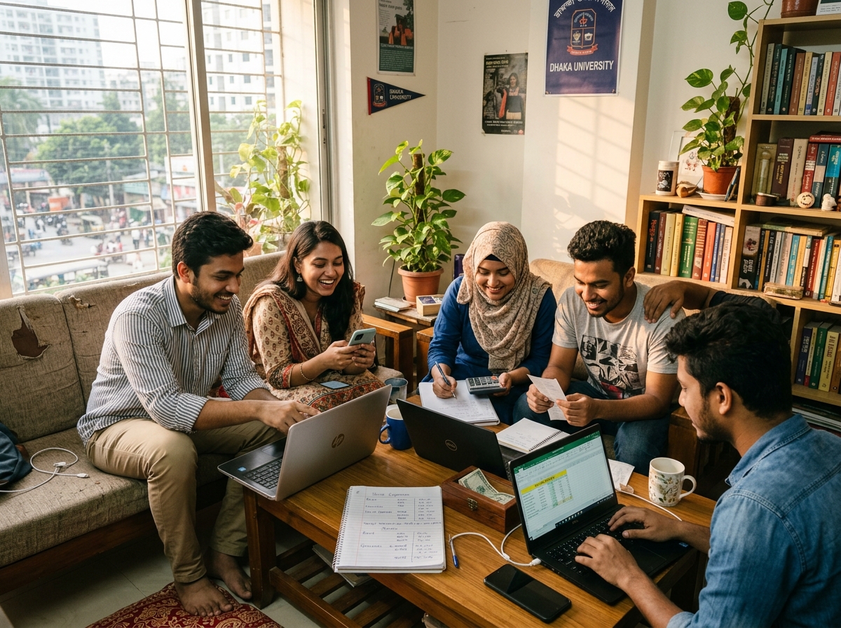 Flatmates and roommates managing bills