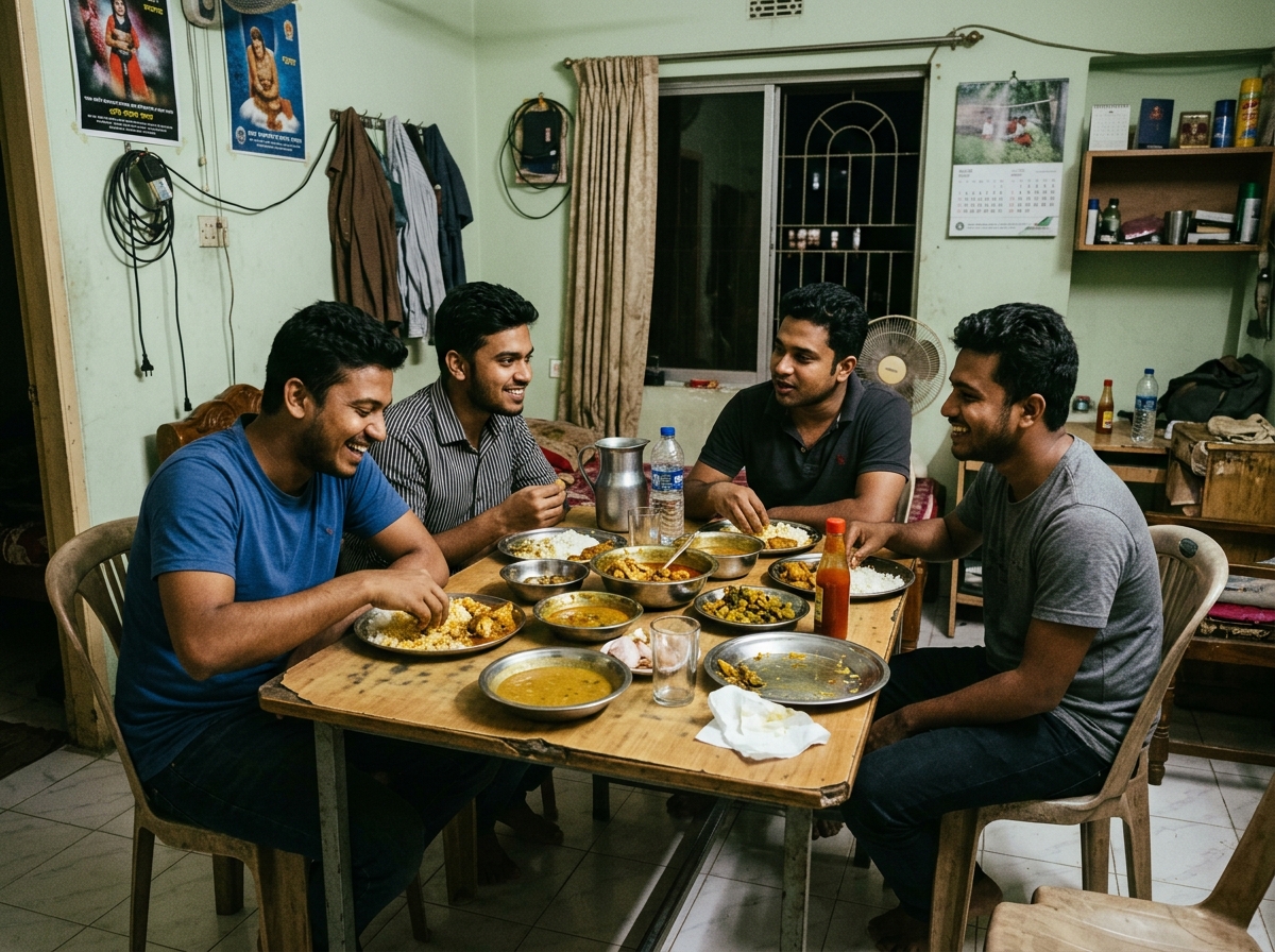 Bachelor mess dining table